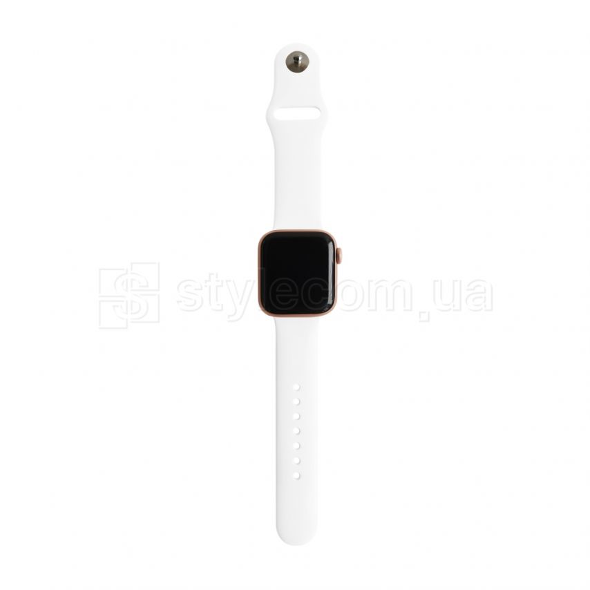 Ремешок для Apple Watch Sport Band силиконовый 42/44мм S/M white / белый (9)