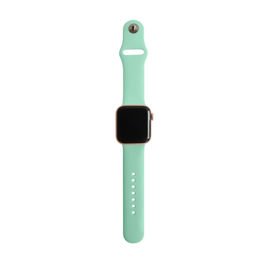 Ремінець для Apple Watch Sport Band силіконовий 42/44мм S/M mint / м'ятний (17)