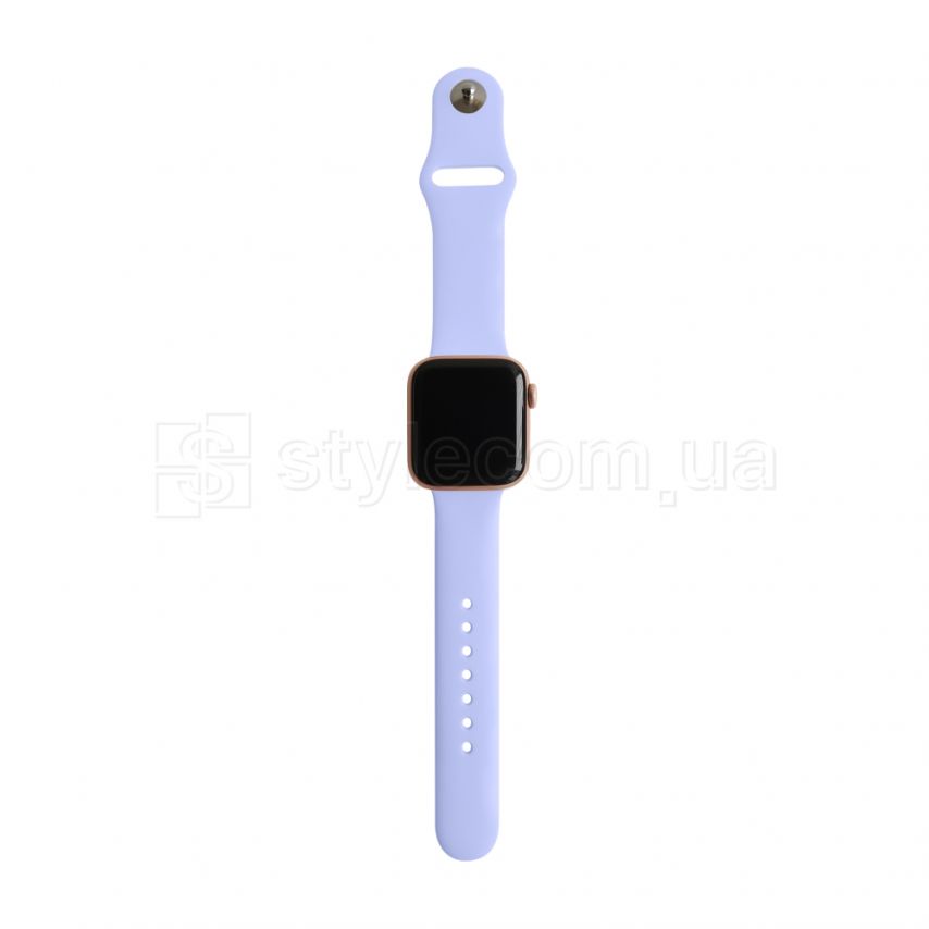 Ремешок для Apple Watch Sport Band силиконовый 42/44мм S/M lavander / лавандовый (41)