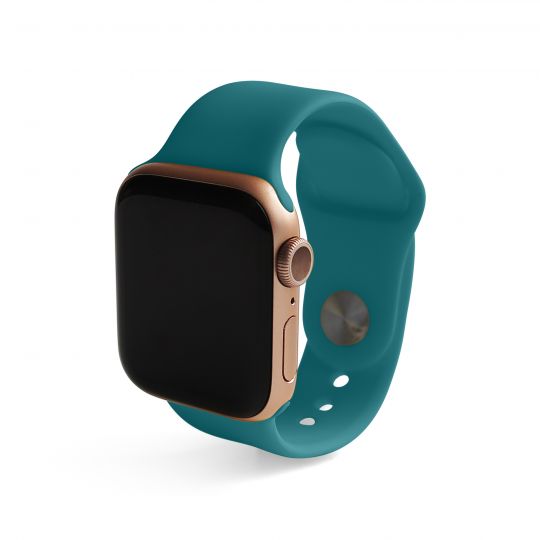 Ремешок для Apple Watch Sport Band силиконовый 42/44мм S/M dark sea wave / морская волна темный (62) - купить за 177.20 грн в Киеве, Украине