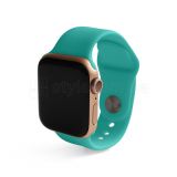 Ремешок для Apple Watch Sport Band силиконовый 42/44мм S/M sea blue / морской голубой (21)
