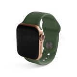 Ремінець для Apple Watch Sport Band силіконовий 42/44мм M/L khaki / хакі (65)
