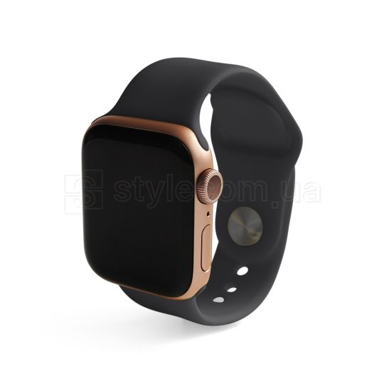 Ремешок для Apple Watch Sport Band силиконовый 42/44мм M/L dark grey / темно-серый (15)