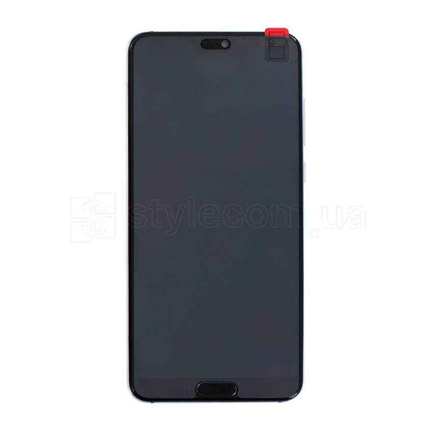 Дисплей (LCD) для Huawei P20 Pro 02351WTU с тачскрином и рамкой purple Service Original Full (battery+buzzer+speaker+mic+flats)