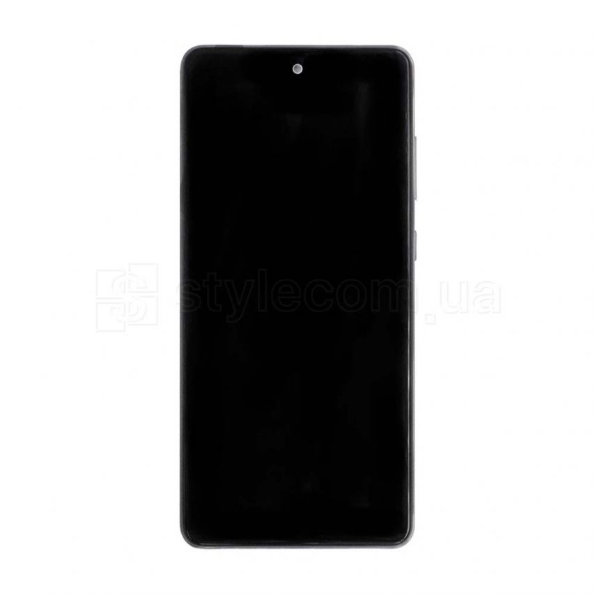 Дисплей (LCD) для Samsung Galaxy A72/A725 (2021) з тачскріном та рамкою black Service Original (PN:GH82-25460A)