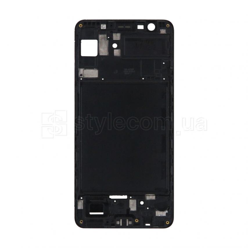 Корпусна рамка з проклейкою для Samsung Galaxy A7/A750 (2018) black