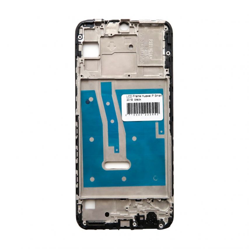 Корпусная рамка с проклейкой для Huawei P Smart (2019) POT-LX3, POT-LX1, POT-AL00 black