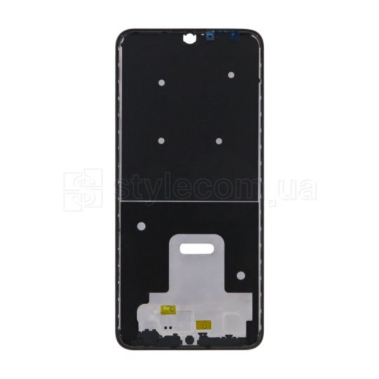 Корпусна рамка з проклейкою для Huawei Y6P MED-LX9N, Honor 9A MOA-LX9N black