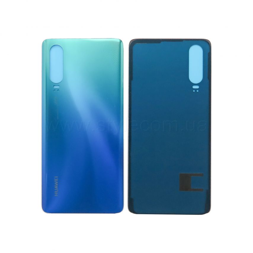 Задняя крышка для Huawei P30 Lite, Nova 4e aurora blue High Quality