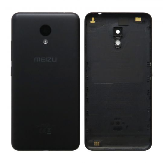 Корпус для Meizu M5C со стеклом камеры black High Quality