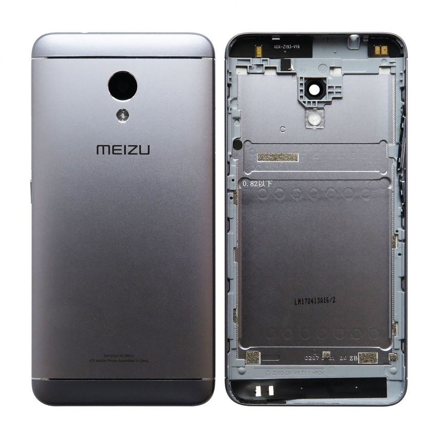Корпус для Meizu M5S зі склом камери grey High Quality