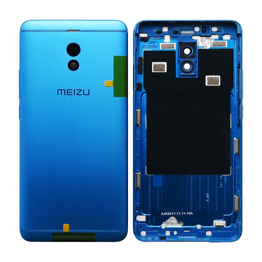 Корпус для Meizu M6 Note со стеклом камеры blue Original Quality