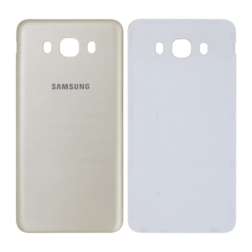 Задняя крышка для Samsung Galaxy J7/J710 (2016) gold High Quality