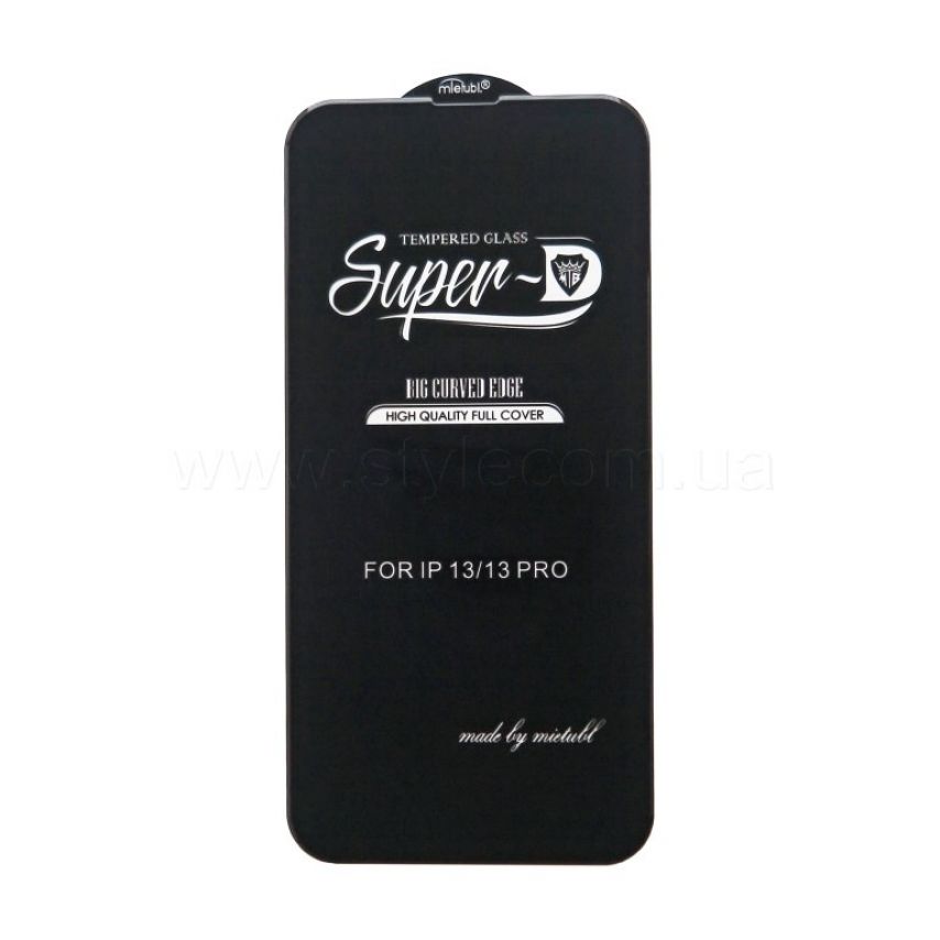 Защитное стекло SuperD для Apple iPhone 13, 13 Pro, 14 black (тех.пак.)