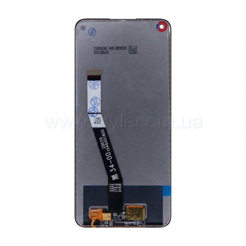 Дисплей (LCD) для Xiaomi Redmi Note 9, Redmi 10X 4G з тачскріном black Original (переклеєне скло)