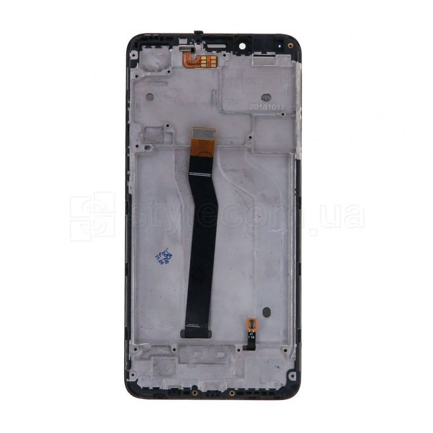 Дисплей (LCD) для Xiaomi Redmi 6, Redmi 6A с тачскрином и рамкой black Original Quality