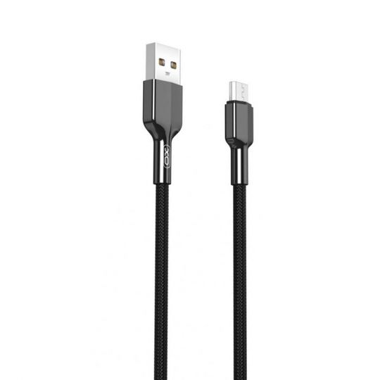 Кабель USB XO NB182 Micro Quick Charge 2.4A black