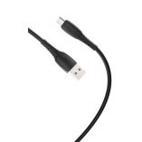 Кабель USB XO NB-P163 Micro Quick Charge 2.4A black - купить за 85.00 грн в Киеве, Украине