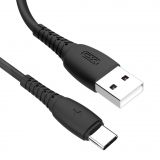 Кабель USB XO NB-P163 Type-C Quick Charge 2.4A black