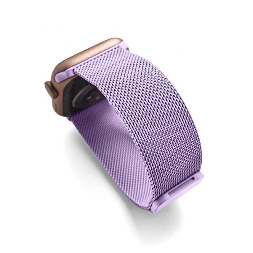 Ремінець для Apple Watch міланська петля 38/40мм light purple / світло-фіолетовий (18)