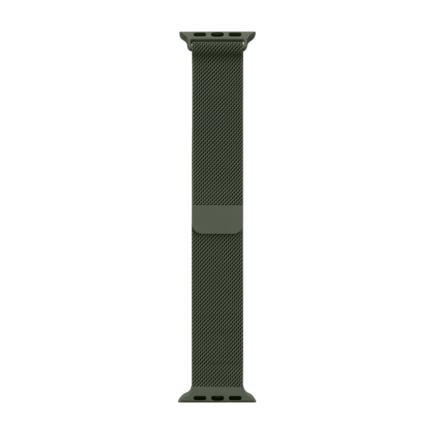 Ремешок для Apple Watch миланская петля 38/40мм olive green / оливковый (6)