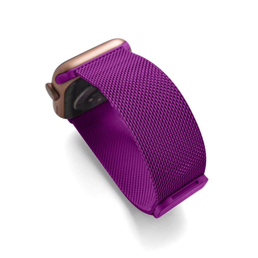 Ремінець для Apple Watch міланська петля 38/40мм purple / пурпурний (21)