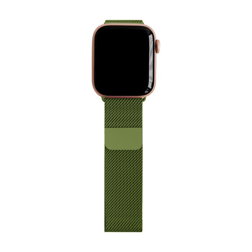 Ремінець для Apple Watch міланська петля 38/40мм grass green / зелена трава (3)