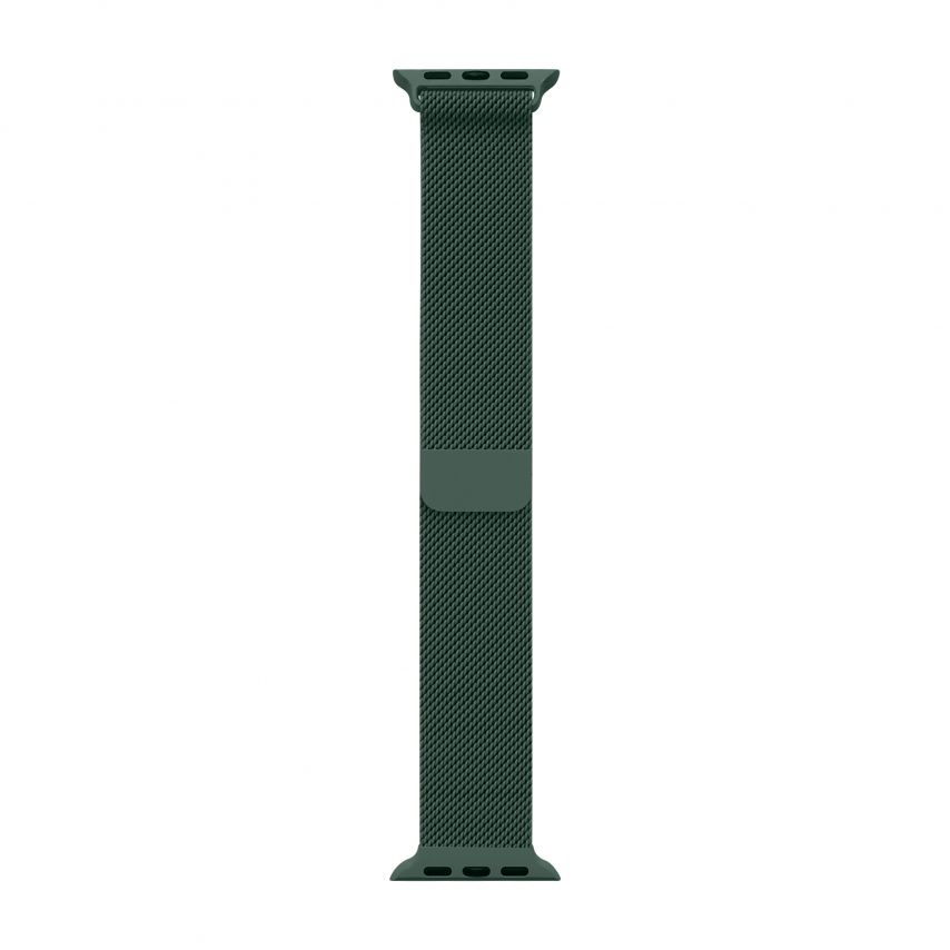 Ремінець для Apple Watch міланська петля 38/40мм dark green / темно-зелений (5)