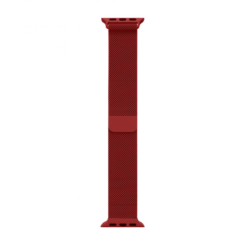 Ремінець для Apple Watch міланська петля 38/40мм tea red / червоний чай (25)
