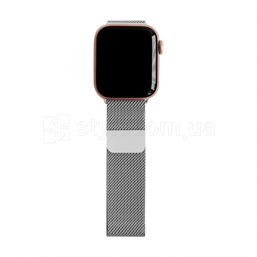 Ремінець для Apple Watch міланська петля 38/40мм light grey / світло-сірий (34)
