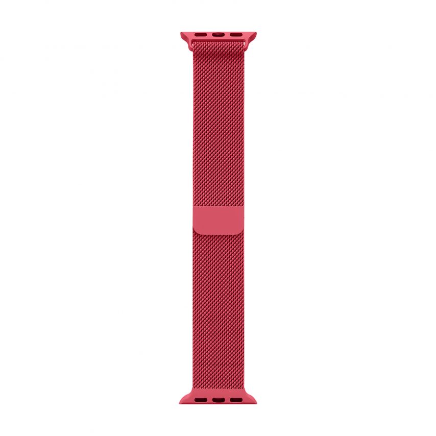 Ремінець для Apple Watch міланська петля 38/40мм liquid red / світло-червоний (29)