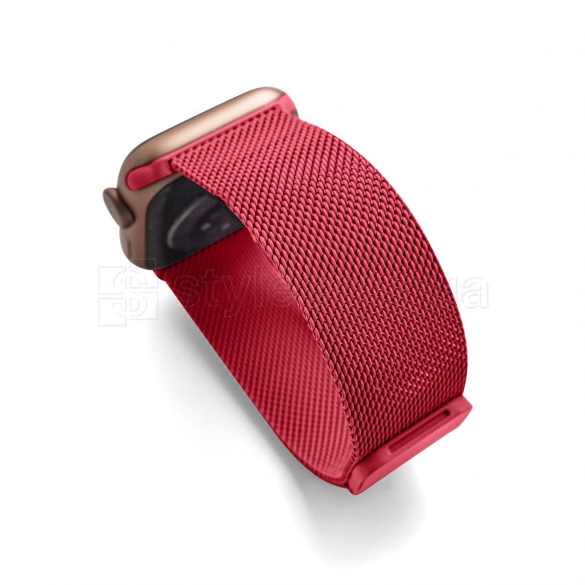 Ремінець для Apple Watch міланська петля 38/40мм liquid red / світло-червоний (29)