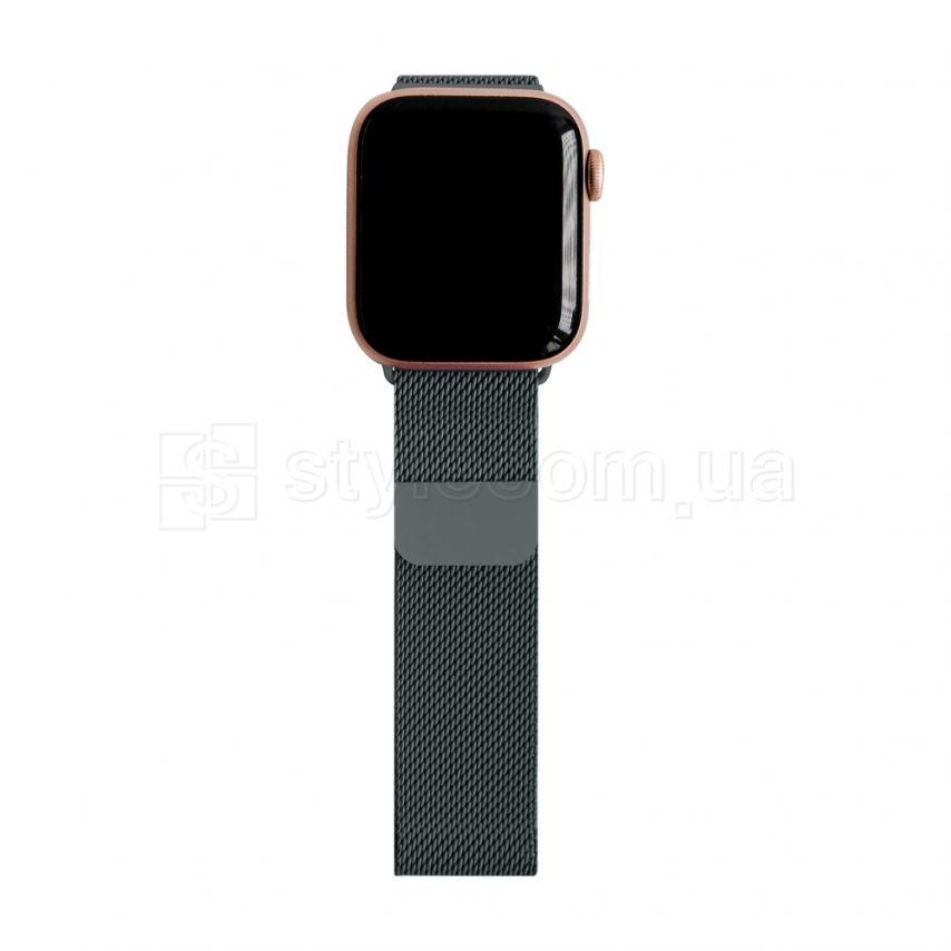 Ремешок для Apple Watch миланская петля 42/44мм space grey / космический серый (33)