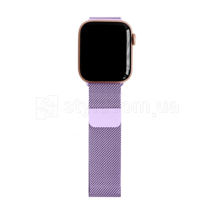 Ремінець для Apple Watch міланська петля 42/44мм light purple / світло-фіолетовий (18)