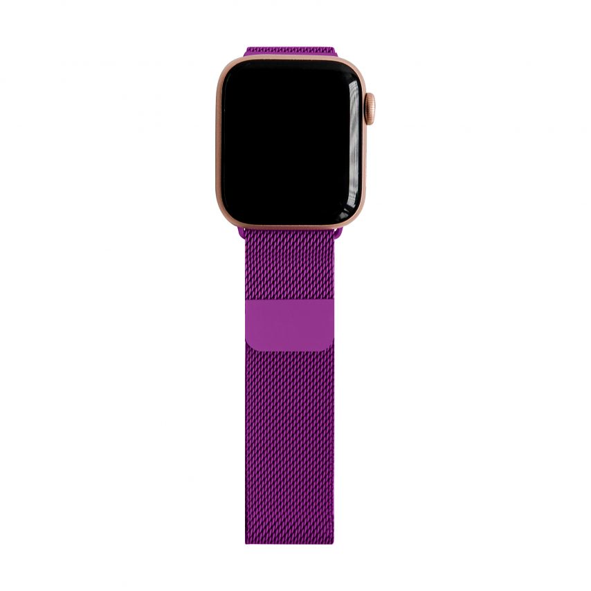 Ремінець для Apple Watch міланська петля 42/44мм purple / пурпурний (21)
