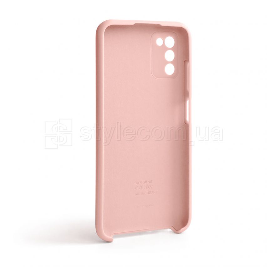 Чехол Original Silicone для Samsung Galaxy A03s/A037 (2021) pink (12)