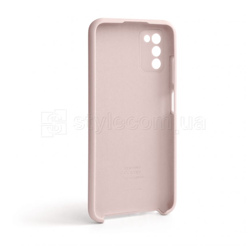 Чехол Original Silicone для Samsung Galaxy A03s/A037 (2021) nude (19)