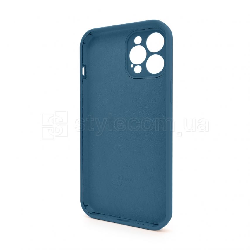 Чехол Full Silicone Case для Apple iPhone 12 Pro Max cosmos blue (46) закрытая камера