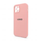 Чохол Full Silicone Case для Apple iPhone 12 Pro light pink (12) закрита камера