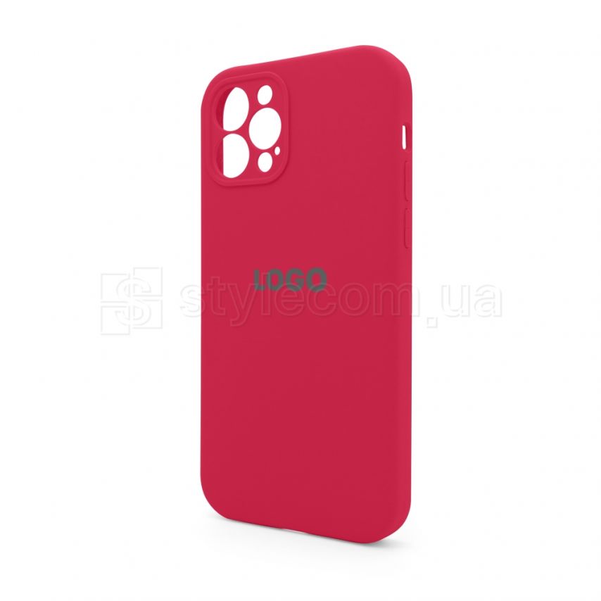 Чохол Full Silicone Case для Apple iPhone 12 Pro rose red (37) закрита камера