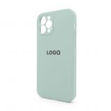 Чехол Full Silicone Case для Apple iPhone 12 Pro turquoise (17) закрытая камера