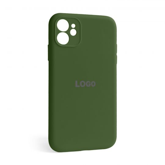 Чохол Full Silicone Case для Apple iPhone 12 army green (45) закрита камера - купити за 221.50 грн у Києві, Україні