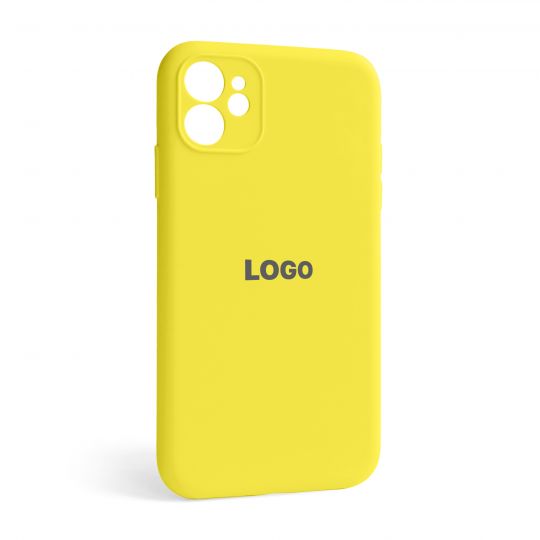 Чехол Full Silicone Case для Apple iPhone 12 canary yellow (50) закрытая камера - купить за 221.50 грн в Киеве, Украине
