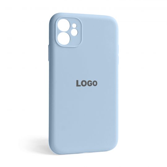 Чохол Full Silicone Case для Apple iPhone 12 light blue (05) закрита камера - купити за 221.50 грн у Києві, Україні