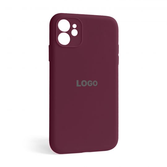 Чехол Full Silicone Case для Apple iPhone 12 maroon (42) закрытая камера - купить за 222.00 грн в Киеве, Украине