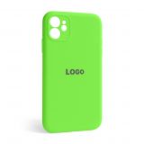 Чохол Full Silicone Case для Apple iPhone 12 shiny green (40) закрита камера