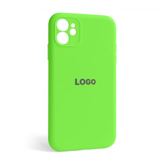 Чохол Full Silicone Case для Apple iPhone 12 shiny green (40) закрита камера - купити за 221.50 грн у Києві, Україні