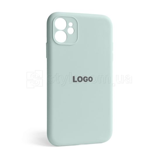 Чехол Full Silicone Case для Apple iPhone 12 turquoise (17) закрытая камера