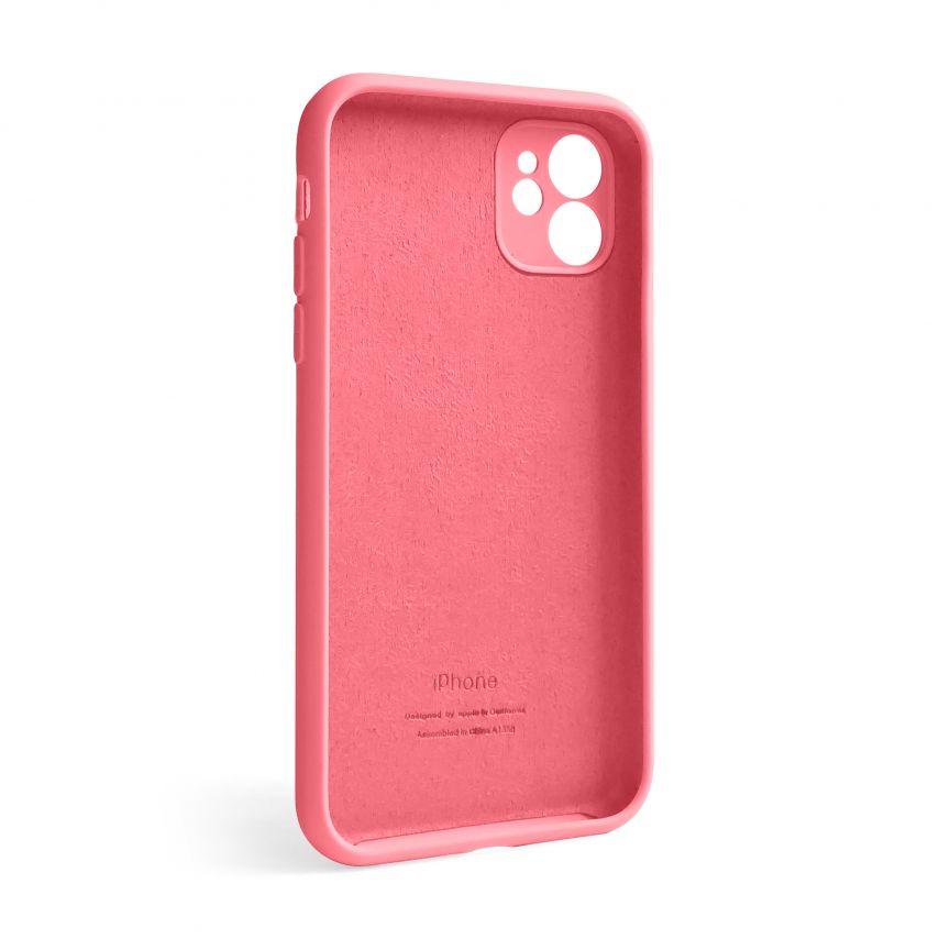 Чехол Full Silicone Case для Apple iPhone 12 watermelon (52) закрытая камера