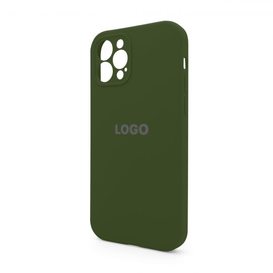 Чехол Full Silicone Case для Apple iPhone 12 Pro army green (45) закрытая камера - купить за 221.50 грн в Киеве, Украине